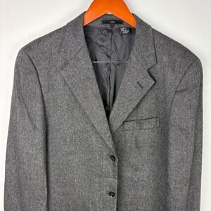 Zara Wool Blend Gray Blazer Men's Size 40 Regular Sport Coat‎ Jacket